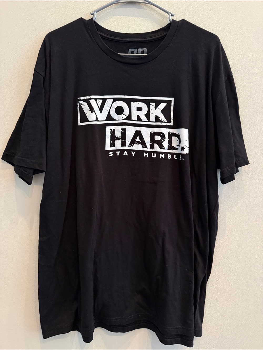 Work Hard Stay Humble Black Graphic Tee